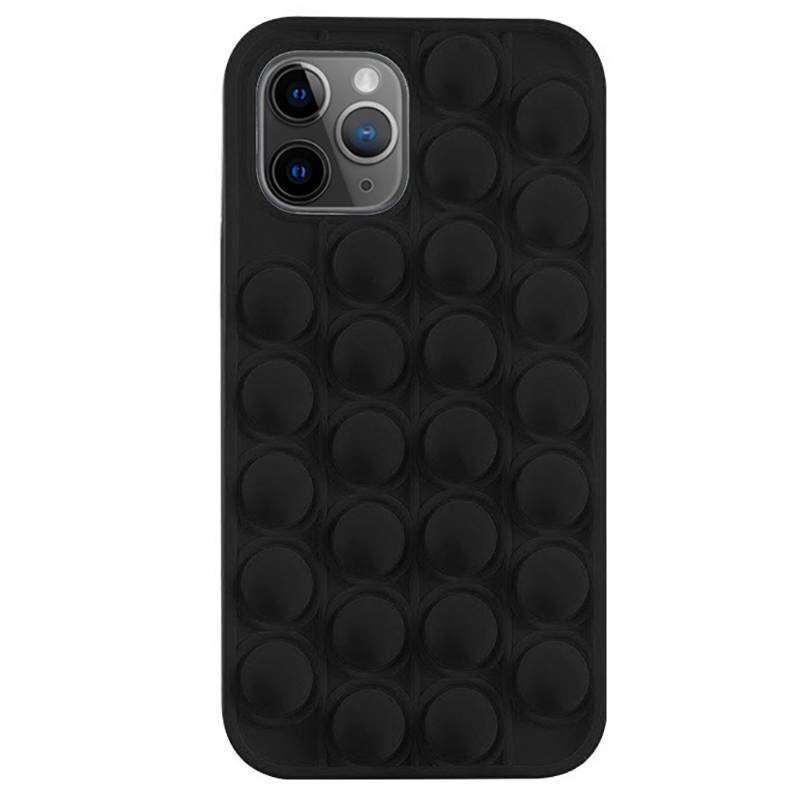 Mocco Bubble Antistress Case for Apple iPhone 11 Pro Max Black цена и информация | Telefono dėklai | pigu.lt