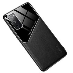 Mocco Lens Leather Back Case for Samsung Galaxy A42 5G Black kaina ir informacija | Telefono dėklai | pigu.lt