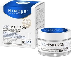 Dieninis ir naktinis drėkinamasis veido kremas Mincer Neo Hyaluron Nr. 902, 50 ml kaina ir informacija | Mincer Pharma Kvepalai, kosmetika | pigu.lt