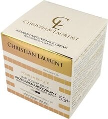 Kremas nuo raukšlių 55+ Christian Laurent Pour La Beauté Infusion, 50 ml kaina ir informacija | Veido kremai | pigu.lt