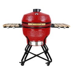 Kamado гриль с аксессуарами Zyle XX Large, ZY26KSRDSET, 66 см, красный цена и информация | Грили | pigu.lt