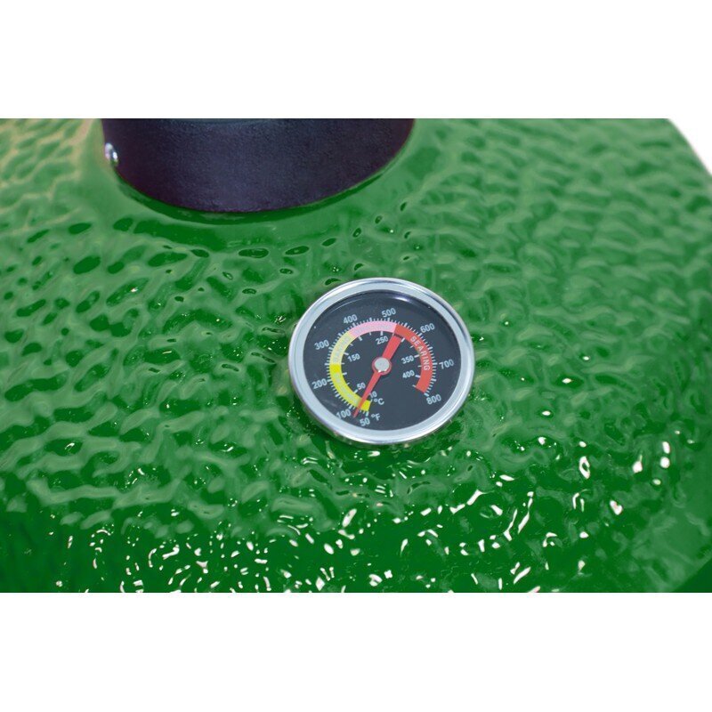 Kamado grilis su priedais Zyle 39,8 cm, Starter, ZY16KSGRSET, žalias kaina ir informacija | Kepsninės, griliai | pigu.lt
