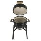 Kamado grilis su priedais Zyle 39,8 cm, Starter, ZY16KSBLSET, juodas цена и информация | Kepsninės, griliai | pigu.lt