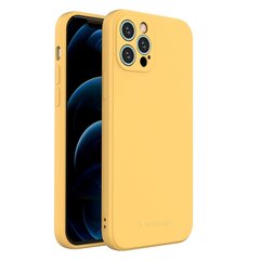 Wozinsky Color Case skirtas iPhone 12 Pro, geltonas kaina ir informacija | Telefono dėklai | pigu.lt