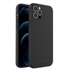 Wozinsky Color Case skirtas iPhone 12 Pro, juodas kaina ir informacija | Telefono dėklai | pigu.lt