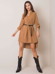 Женское платье Stella 291999440, коричневое цена и информация | Платья | pigu.lt