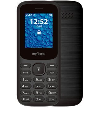 MyPhone 2220, 32 MB, Dual SIM Black цена и информация | Mobilieji telefonai | pigu.lt