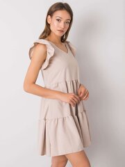 Платье для женщин Aubriella 292002448, бежевое цена и информация | Платья | pigu.lt