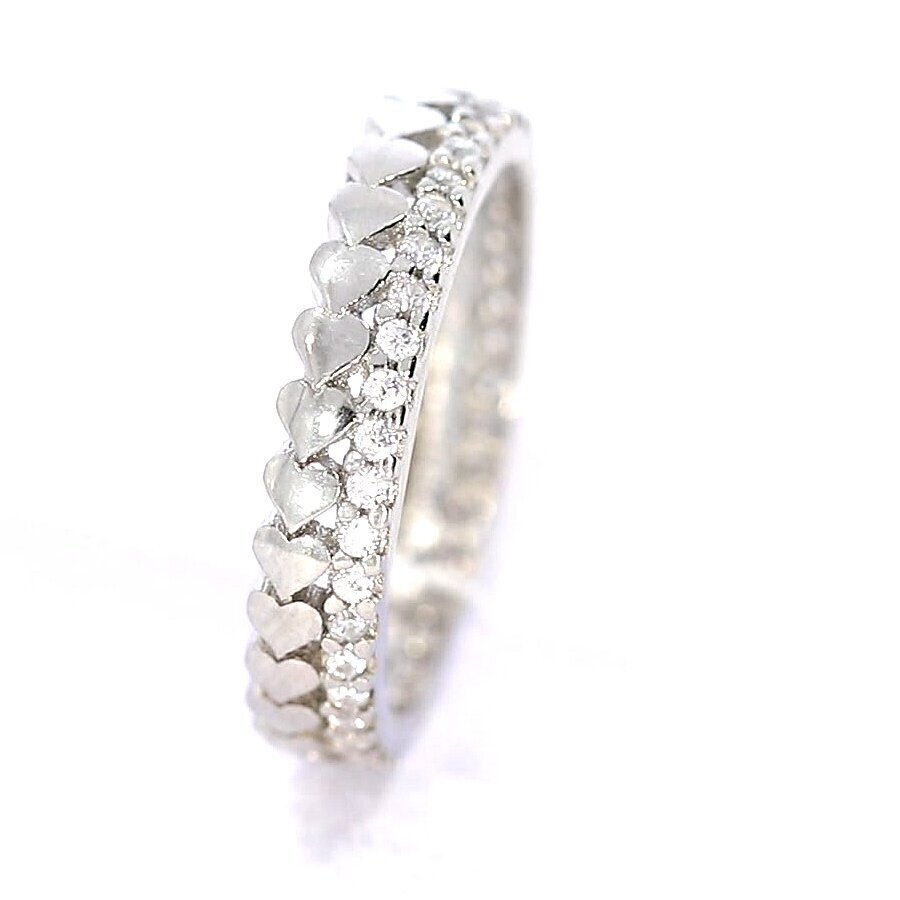 Sidabrinis žiedas moterims MUR321 kaina ir informacija | Žiedai | pigu.lt