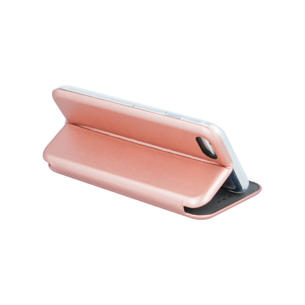 Dėklas Reach Book Elegance skirtas Huawei P30 Lite, rožinė/auksinė kaina ir informacija | Telefono dėklai | pigu.lt