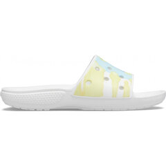 Šlepetės moterims Crocs™ Classic Tie-Dye Graphic Slide 121622 kaina ir informacija | Šlepetės moterims | pigu.lt