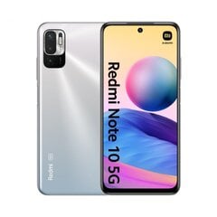 Xiaomi Redmi Note 10 5G, 128GB, Dual SIM, Chrome Silver цена и информация | Мобильные телефоны | pigu.lt