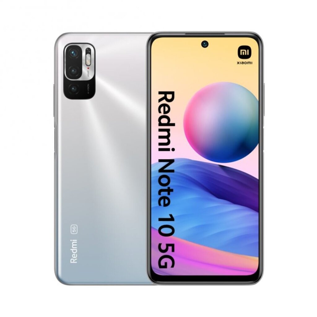 Xiaomi Redmi Note 10 5G, 128GB, Dual SIM, Chrome Silver цена и информация | Mobilieji telefonai | pigu.lt