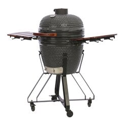 Гриль керамический TunaBone Kamado Classic M, 21", темно-серый цена и информация | Грили | pigu.lt