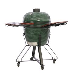 Keraminė kepsninė TunaBone Kamado classic L, 59,5 cm, žalia kaina ir informacija | Kepsninės, griliai | pigu.lt