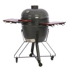 Keraminė kepsninė TunaBone Kamado classic L, 59,5 cm pilka kaina ir informacija | Kepsninės, griliai | pigu.lt