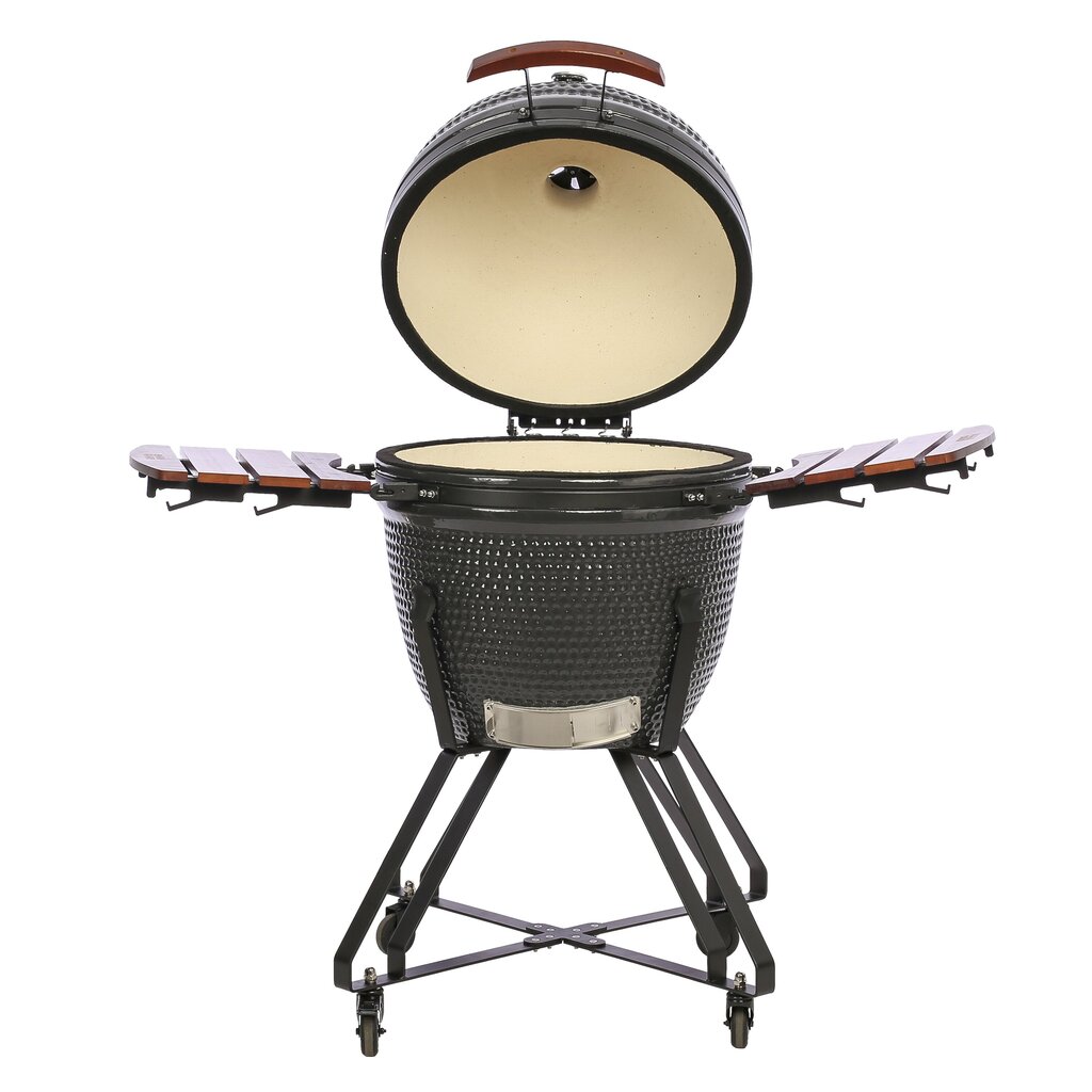 Keraminė kepsninė TunaBone Kamado classic L, 59,5 cm pilka цена и информация | Kepsninės, griliai | pigu.lt