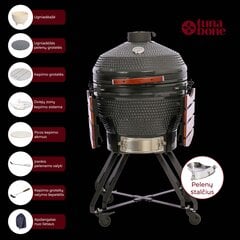 Keraminė kepsninė TunaBone Kamado Pro L 24", 61 cm kaina ir informacija | Kepsninės, griliai | pigu.lt