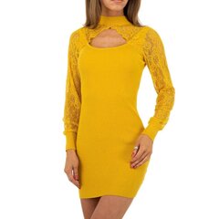 Suknelė moterims SW 804341034446, geltona kaina ir informacija | Suknelės | pigu.lt