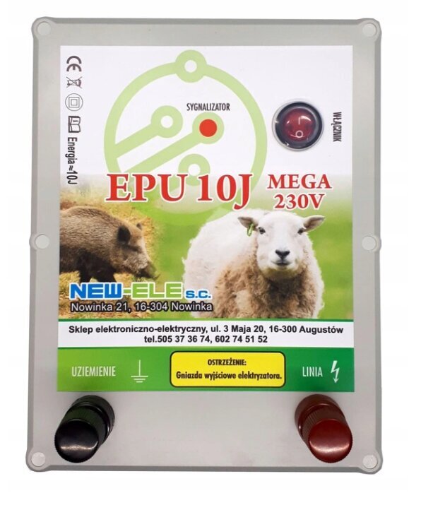 Elektrinis piemuo New-Ele EPU-10J (10J iki 50km) цена и информация | Prekės ūkiniams gyvūnams | pigu.lt