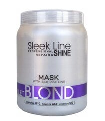 Plaukų kaukė Stapiz Sleek Line Violet Blond 1000 ml kaina ir informacija | Balzamai, kondicionieriai | pigu.lt