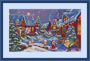 Merejka Набор для вашивания Рождественский гость SK75 цена и информация | Принадлежности для вышивания | pigu.lt