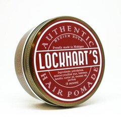 Помада для волос Lockhart's Authentic Medium Hold Hair Pomade средней фиксации, 113 гр цена и информация | Средства для укладки волос | pigu.lt