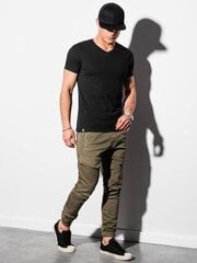 Мужская футболка Ombre S1369, черная цена и информация | Ombre Одежда, обувь и аксессуары | pigu.lt