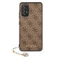 Dėklas telefonui Original Guess 4G Charms Collection Hardcase skirtas Samsung Galaxy A52 5G, rudas kaina ir informacija | Telefono dėklai | pigu.lt