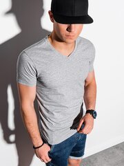 Мужская футболка Ombre S1369, серая цена и информация | Ombre Одежда, обувь и аксессуары | pigu.lt