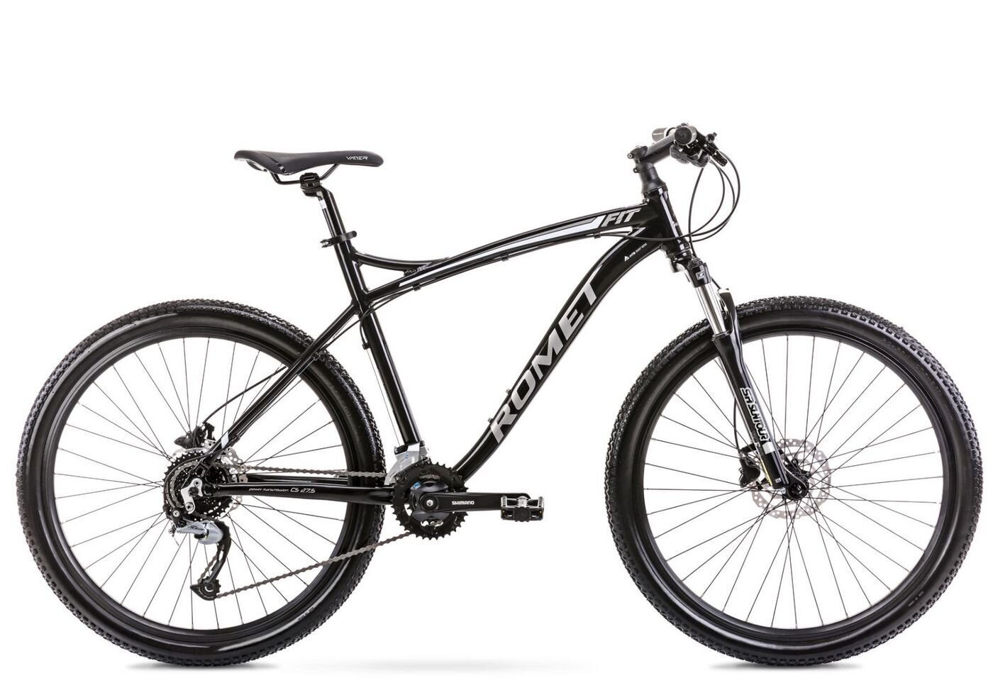 Dviratis Romet Rambler Fit 27.5" 2022 black-silver цена и информация | Dviračiai | pigu.lt