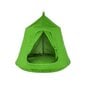 Sūpynės su palapine ir pripučiama pagalvėle 4IQ, žalios, 110 cm kaina ir informacija | Sūpynės | pigu.lt