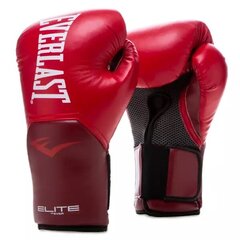 Боксерские тренировочные перчатки Everlast Pro Style Elite, красные цена и информация | Боевые искусства | pigu.lt