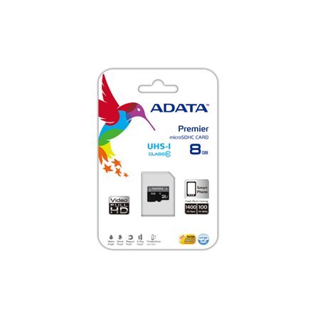 A-Data 32GB Micro SDHC Premier UHS-I Class 10 цена и информация | Atminties kortelės telefonams | pigu.lt