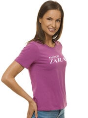 Marškinėliai moterims Zaraza JS/SD211-43289, violetiniai цена и информация | Футболка женская | pigu.lt