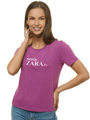 Marškinėliai moterims Zaraza JS/SD211-43289, violetiniai kaina ir informacija | Marškinėliai moterims | pigu.lt