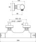 Termostatinis sieninis dušo maišytuvas Ravak цена и информация | Vandens maišytuvai | pigu.lt