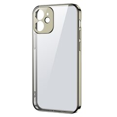 Joyroom New Beauty Series ultra thin case with electroplated frame, skirtas iPhone 12 Pro Max, auksinis kaina ir informacija | Telefono dėklai | pigu.lt