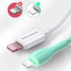 Joyroom USB - Lightning cable 2,4 A 1 m white (S-1030M8) цена и информация | Кабели для телефонов | pigu.lt