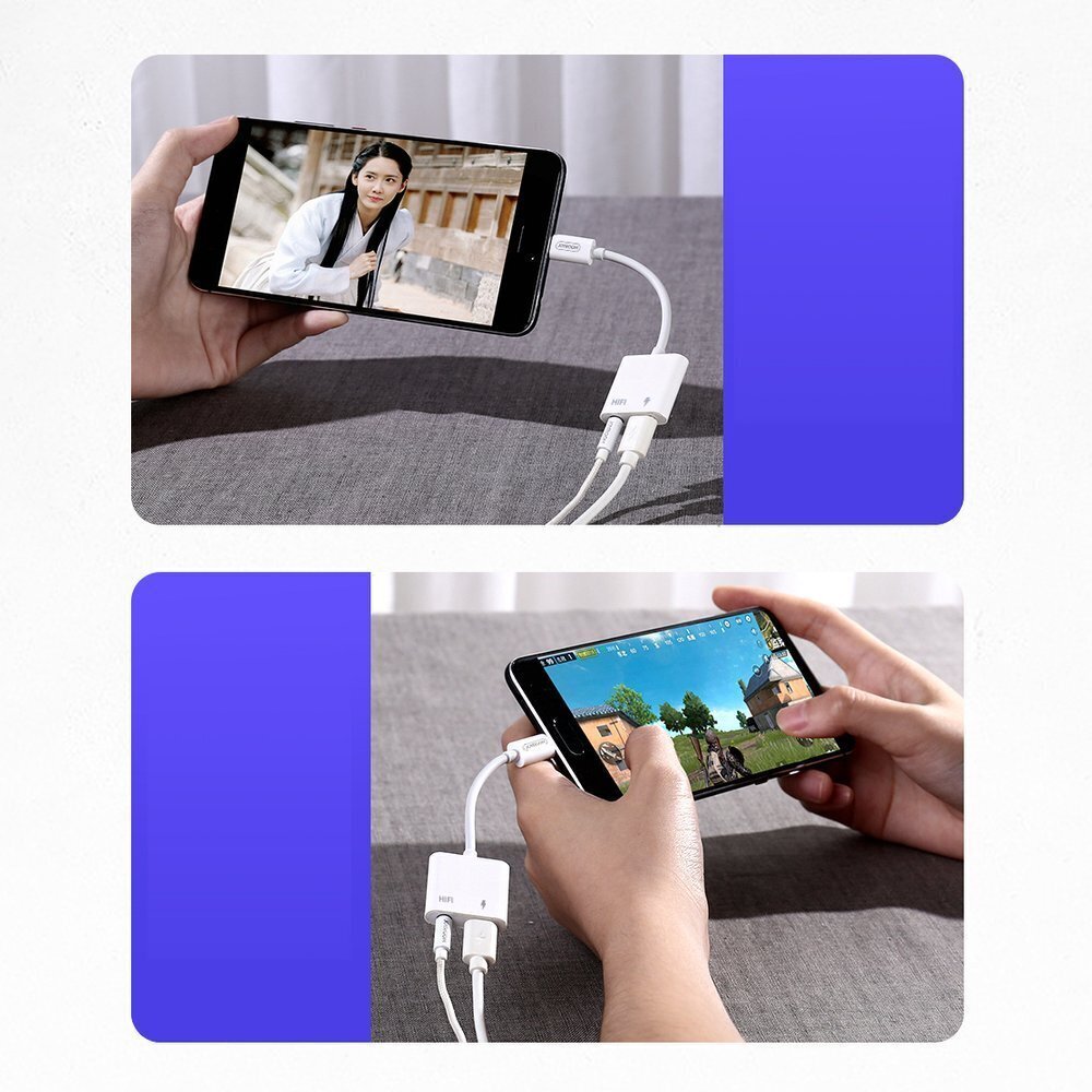 Joyroom adapteris, USB-C - USB-C / 3.5mm mini jack kaina ir informacija | Laidai telefonams | pigu.lt