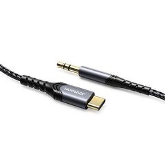 Кабель Joyroom stereo audio AUX cable 3,5 мм mini jack - USB Type C для смартфона, 1 м (SY-A03) цена и информация | Кабели и провода | pigu.lt