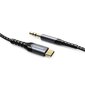 Kabelis Joyroom stereo audio AUX cable 3,5 mm mini jack - USB Type C for smartphone, 1 m (SY-A03) kaina ir informacija | Kabeliai ir laidai | pigu.lt