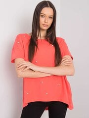 Marškinėliai moterims Etty 292005873, raudoni kaina ir informacija | Marškinėliai moterims | pigu.lt