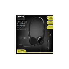 Наушники PORT DESIGNS Office USB Stereo Headset W цена и информация | Наушники | pigu.lt