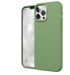 Силиконовый чехол SoundBerry для Apple iPhone 13 (real liquide silicone), space grey + защита из закаленного стекла Superior 5D цена и информация | Чехлы для телефонов | pigu.lt