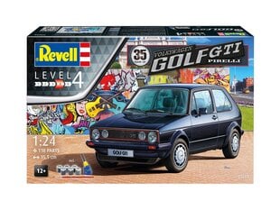 Сборная пластиковая модель Revell - 35 Years VW Golf 1 GTI Pirelli подарочный набор, 1/24, 05694 цена и информация | Конструкторы и кубики | pigu.lt