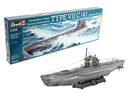 Konstruktorius revell - U-Boat Typ VIIC/41, 1/144, 05100 kaina ir informacija | Konstruktoriai ir kaladėlės | pigu.lt