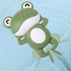Механическая заводная игрушка для купания Плавающая лягушка цена и информация | Игрушки для малышей | pigu.lt