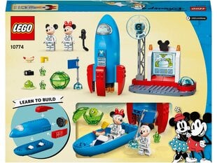 10774 LEGO® ǀ Disney Mickey and Friends Микки Маус и Минни Маус космическая ракета  цена и информация | Конструкторы и кубики | pigu.lt