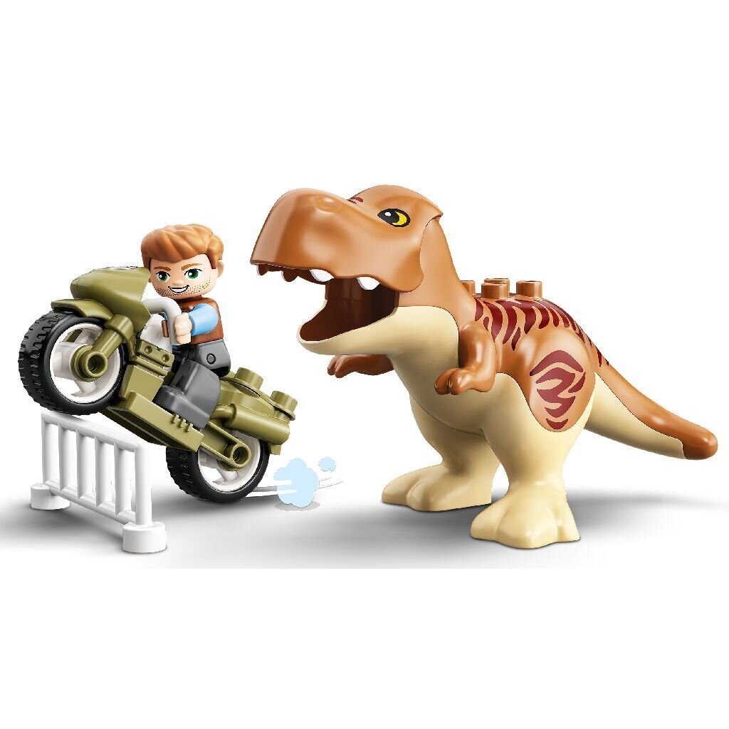 10939 LEGO® DUPLO Jurassic World Побег динозавров: тиранозавр и трицератопс  цена | pigu.lt